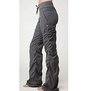 Lululemon Dance Studio Pants Grey Lined Size 6